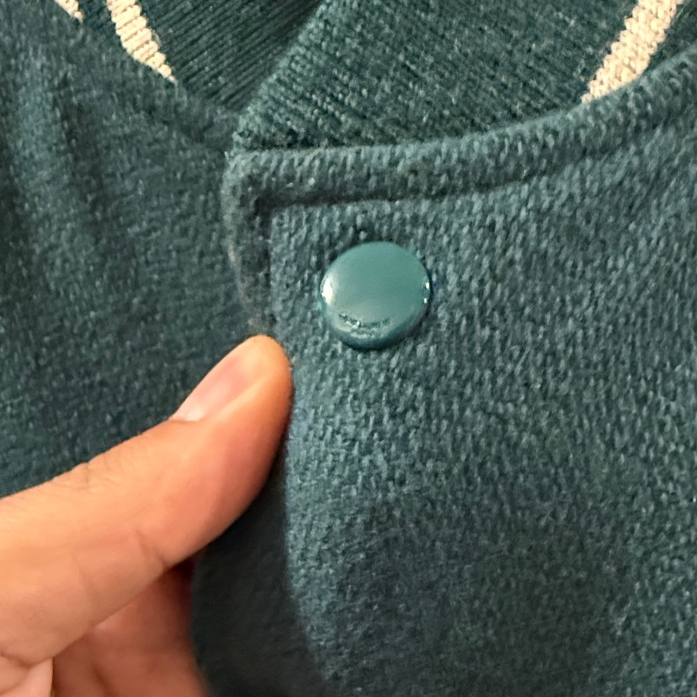 Saint Laurent Teddy Jacket - Green - Size 50 - Picture 4 of 12